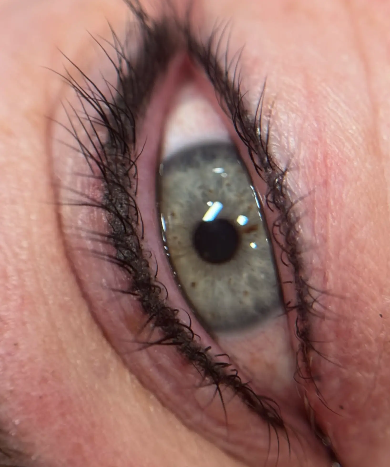 Healing eyeliner tattoo